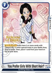 You Prefer Girls With Short Hair? (FB03-052) [Raging Roar Release Event Cards]