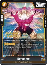 Recoome (FB03-097) [Raging Roar Release Event Cards]