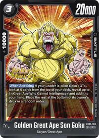 Golden Great Ape Son Goku (FB03-106) [Raging Roar Release Event Cards]