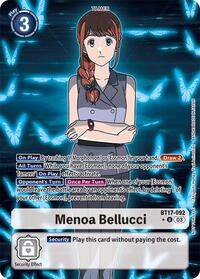 Menoa Bellucci (Box Promotion Pack: Secret Crisis) (BT17-092 U) [Secret Crisis]