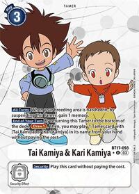 Tai Kamiya & Kari Kamiya (Box Promotion Pack: Secret Crisis) (BT17-093 R) [Secret Crisis]