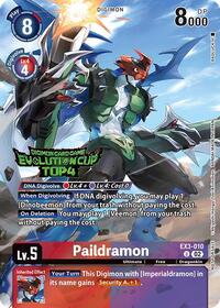 Paildramon (August 2024 Evolution Cup Top 4) (EX3-010 U) [Draconic Roar]