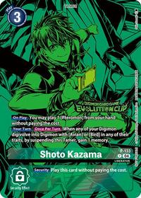 Shoto Kazama (August 2024 Evolution Cup Participant) (P-133 P) [Digimon Promotion Cards]