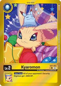 Kyaromon (Foil) (EX7-003 U) [Digimon LIBERATOR]