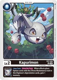 Kapurimon (EX7-005 U) [Digimon LIBERATOR]