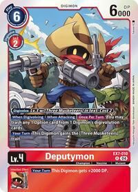 Deputymon (EX7-010 R) [Digimon LIBERATOR]