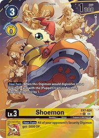 Shoemon (Alternate Art) (EX7-024 R) [Digimon LIBERATOR]