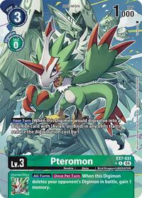 Pteromon (Alternate Art) (EX7-031 R) [Digimon LIBERATOR]