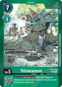 Triceramon (Foil) (EX7-035 C) [Digimon LIBERATOR]
