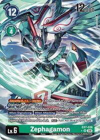 Zephagamon (Alternate Art) (EX7-036 SR) [Digimon LIBERATOR]