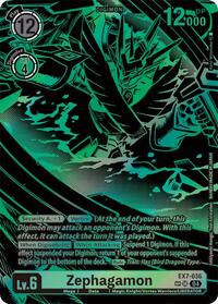 Zephagamon (Textured) (EX7-036 SR) [Digimon LIBERATOR]