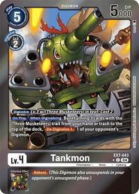 Tankmon (Foil) (EX7-043 C) [Digimon LIBERATOR]