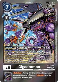 Gigadramon (Foil) (EX7-044 C) [Digimon LIBERATOR]