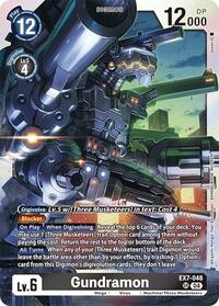 Gundramon (EX7-048 SR) [Digimon LIBERATOR]