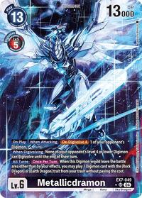 Metallicdramon (Alternate Art) (EX7-049 SR) [Digimon LIBERATOR]
