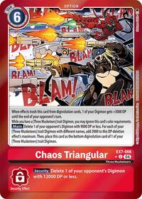 Chaos Triangular (Foil) (EX7-066 U) [Digimon LIBERATOR]