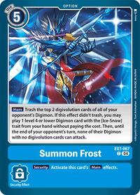 Summon Frost (EX7-067 C) [Digimon LIBERATOR]