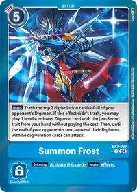 Summon Frost (Foil) (EX7-067 C) [Digimon LIBERATOR]
