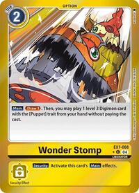 Wonder Stomp (Foil) (EX7-068 C) [Digimon LIBERATOR]