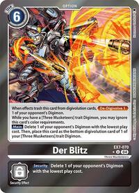 Der Blitz (Foil) (EX7-070 U) [Digimon LIBERATOR]