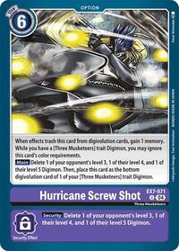 Hurricane Screw Shot (EX7-071 U) [Digimon LIBERATOR]