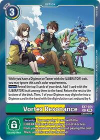 Vortex Resonance (EX7-074 SCR) [Digimon LIBERATOR]