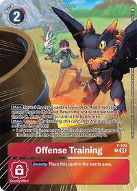 Offense Training (Starter Deck 18 Exclusive) (P-103 P) [Digimon Promotion Cards]