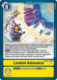 Lonkhe Adistakto (BT10-101 U) [Xros Encounter]