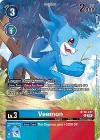Veemon (Legend Pack 2024) (BT16-017 U) [Beginning Observer]