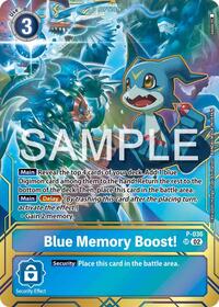 Blue Memory Boost! - P-036 (Premium Card Collection - Memory Boost! Set) (P-036 P) [Digimon Promotion Cards]