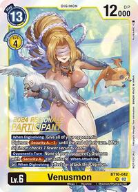 Venusmon (2024 Regionals Participant) (BT10-042 SR) [Xros Encounter]