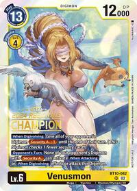 Venusmon (2024 Regionals Champion) (BT10-042 SR) [Xros Encounter]