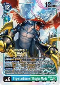 Imperialdramon: Dragon Mode (2024 Regionals Participant) (BT16-028 R) [Beginning Observer]