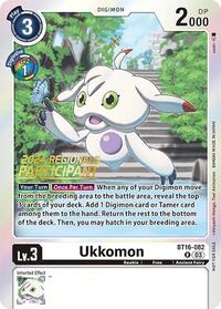 Ukkomon (2024 Regionals Participant) (BT16-082 R) [Beginning Observer]