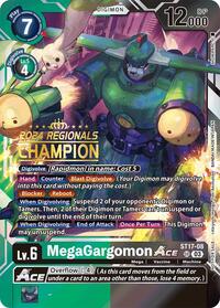 MegaGargomon ACE (2024 Regionals Champion) (ST17-08 SR) [Starter Deck 17: Double Typhoon Advanced Deck Set]