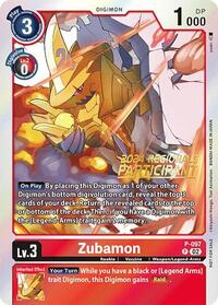 Zubamon - P-097 (2024 Regionals Participant) (P-097 P) [Digimon Promotion Cards]