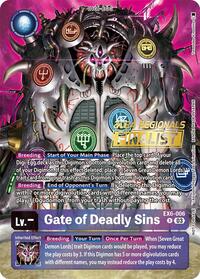 Gate of Deadly Sins (2024 Regionals Finalist) (EX6-006 R) [Infernal Ascension]