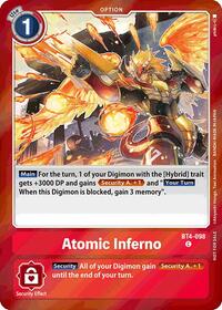 Atomic Inferno (Event Pack 7) (BT4-098 C) [Great Legend]