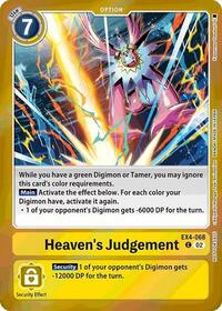 Heaven's Judgement (Event Pack 7) (EX4-068 C) [Alternative Being Booster]