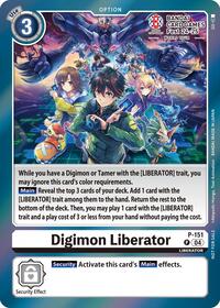 Digimon Liberator - P-151 (BANDAI Card Games Fest 24-25 World Tour) (P-151 P) [Digimon Promotion Cards]