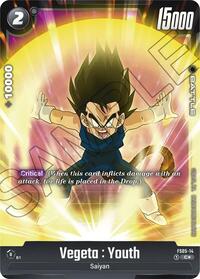 Vegeta : Youth (Bonus Pack Alternate Art) (FS05-14) [Starter Deck 5: Bardock]