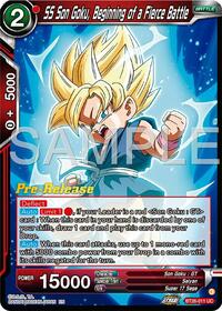 SS Son Goku, Beginning of a Fierce Battle (BT26-011) [Ultimate Advent Pre-Release Cards]