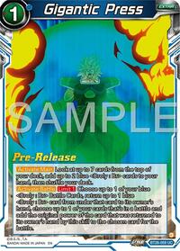 Gigantic Press (BT26-059) [Ultimate Advent Pre-Release Cards]