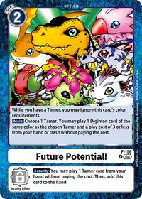 Future Potential! (Store Tournament 2024 Oct. - Dec. Participation Pack) (P-156 P) [Digimon Promotion Cards]