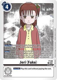 Jeri (Fake) (Store Tournament 2024 Oct. - Dec. Participation Pack) (P-158 P) [Digimon Promotion Cards]
