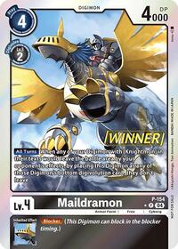 Maildramon (Store Tournament 2024 Oct. - Dec. Winner Pack) (P-154 P) [Digimon Promotion Cards]