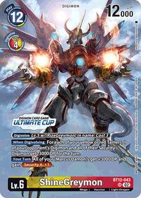 ShineGreymon (Ultimate Cup 2024) (BT12-043 SR) [Across Time]