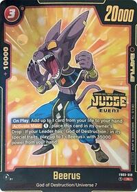 Beerus - FB03-018 (Judge Pack (Event Judge) 02) (FB03-018) [Tournament and Championship Promos]