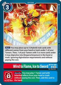 Wind to Flame, Ice to Sword (BT18-095 C) [Release Special Booster 2.0]