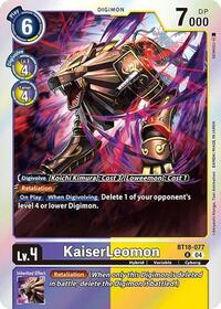 KaiserLeomon (BT18-077 R) [Release Special Booster 2.0]